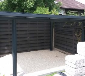 Alu-Pultdach, Sitzplatzüberdachung, Terrassenüberdachung