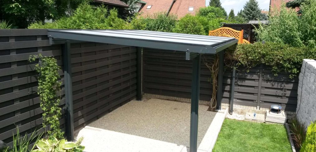Alu-Pultdach, Sitzplatzüberdachung, Terrassenüberdachung