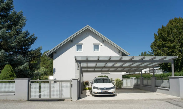 Doppelcarport und Vorplatzüberdachung